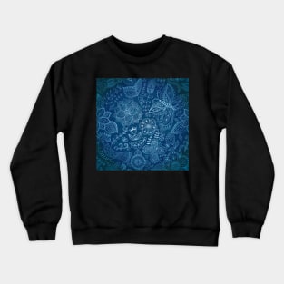 standard of flowers and birds Crewneck Sweatshirt